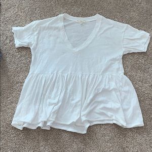 urban outfitters ruffle crop top